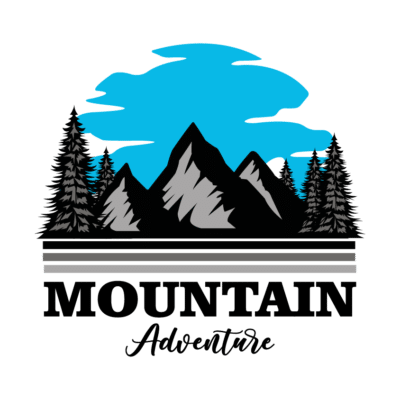 Mẫu logo leo núi, dã ngoại, hiking và trekking đẹp (11)