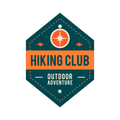 Mẫu logo leo núi, dã ngoại, hiking và trekking đẹp (116)