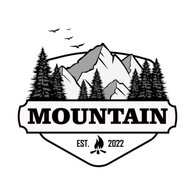 Mẫu logo leo núi, dã ngoại, hiking và trekking đẹp (13)