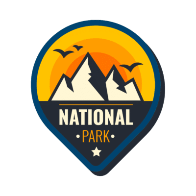Mẫu logo leo núi, dã ngoại, hiking và trekking đẹp (134)
