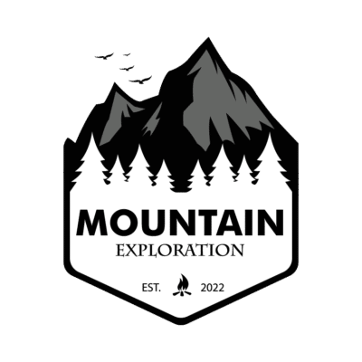 Mẫu logo leo núi, dã ngoại, hiking và trekking đẹp (14)
