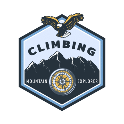 Mẫu logo leo núi, dã ngoại, hiking và trekking đẹp (145)