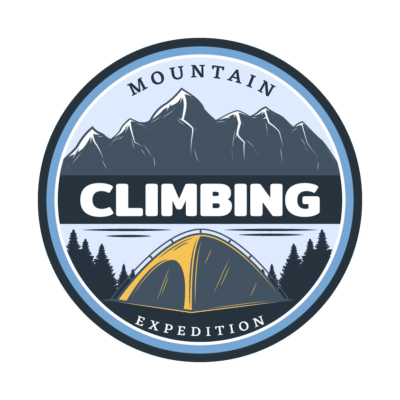 Mẫu logo leo núi, dã ngoại, hiking và trekking đẹp (147)