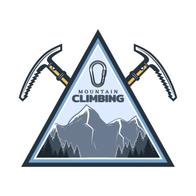 Mẫu logo leo núi, dã ngoại, hiking và trekking đẹp (148)