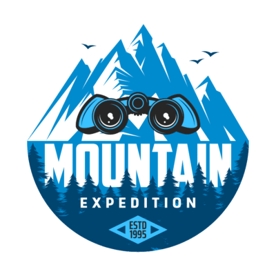 Mẫu logo leo núi, dã ngoại, hiking và trekking đẹp (158)