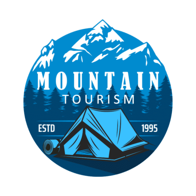 Mẫu logo leo núi, dã ngoại, hiking và trekking đẹp (159)