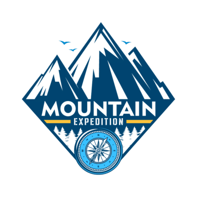 Mẫu logo leo núi, dã ngoại, hiking và trekking đẹp (162)
