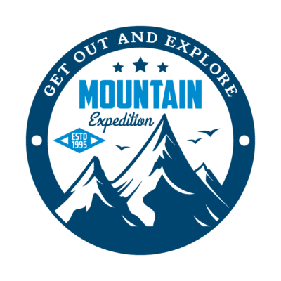 Mẫu logo leo núi, dã ngoại, hiking và trekking đẹp (164)