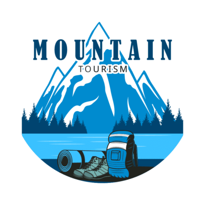 Mẫu logo leo núi, dã ngoại, hiking và trekking đẹp (168)