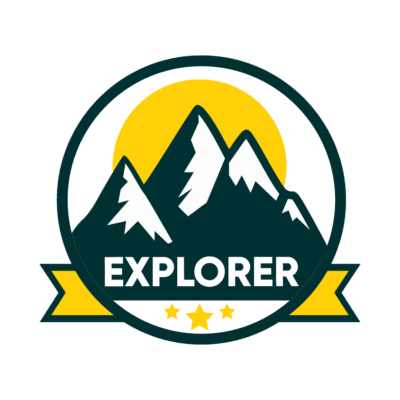 Mẫu logo leo núi, dã ngoại, hiking và trekking đẹp (20)