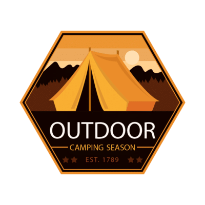 Mẫu logo leo núi, dã ngoại, hiking và trekking đẹp (218)