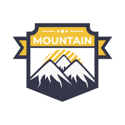 Mẫu logo leo núi, dã ngoại, hiking và trekking đẹp (25)