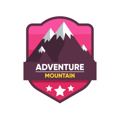 Mẫu logo leo núi, dã ngoại, hiking và trekking đẹp (254)
