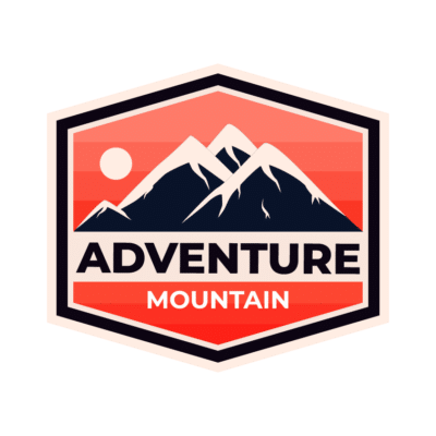 Mẫu logo leo núi, dã ngoại, hiking và trekking đẹp (256)