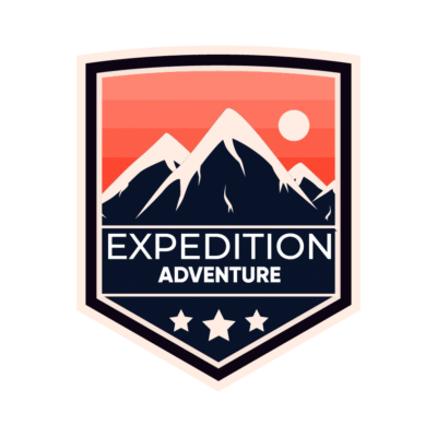 Mẫu logo leo núi, dã ngoại, hiking và trekking đẹp (258)