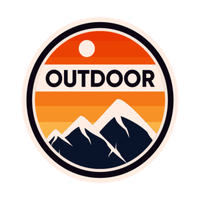 Mẫu logo leo núi, dã ngoại, hiking và trekking đẹp (260)