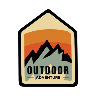 Mẫu logo leo núi, dã ngoại, hiking và trekking đẹp (270)