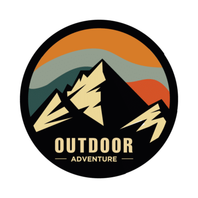 Mẫu logo leo núi, dã ngoại, hiking và trekking đẹp (272)