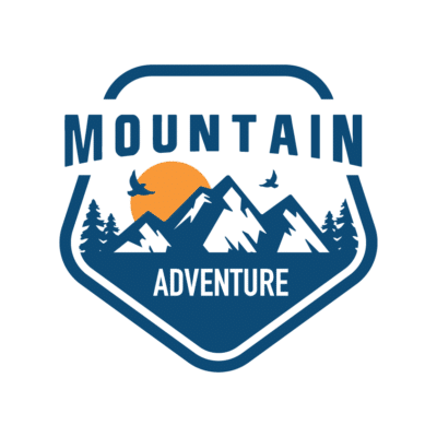 Mẫu logo leo núi, dã ngoại, hiking và trekking đẹp (284)