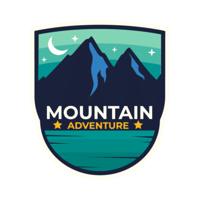 Mẫu logo leo núi, dã ngoại, hiking và trekking đẹp (30)