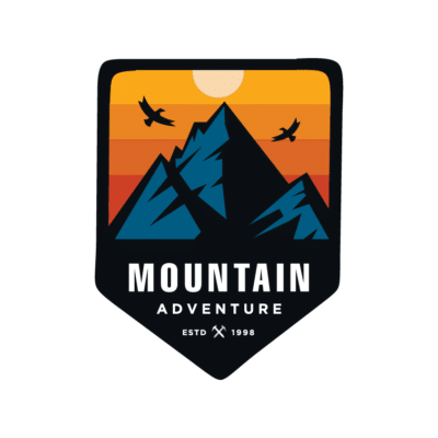 Mẫu logo leo núi, dã ngoại, hiking và trekking đẹp (36)