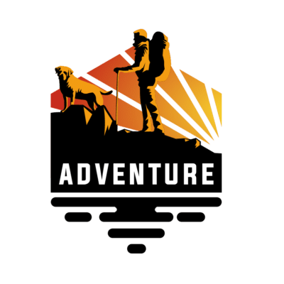 Mẫu logo leo núi, dã ngoại, hiking và trekking đẹp (60)