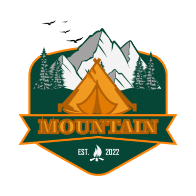 Mẫu logo leo núi, dã ngoại, hiking và trekking đẹp (7)