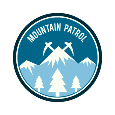 Mẫu logo leo núi, dã ngoại, hiking và trekking đẹp (77)